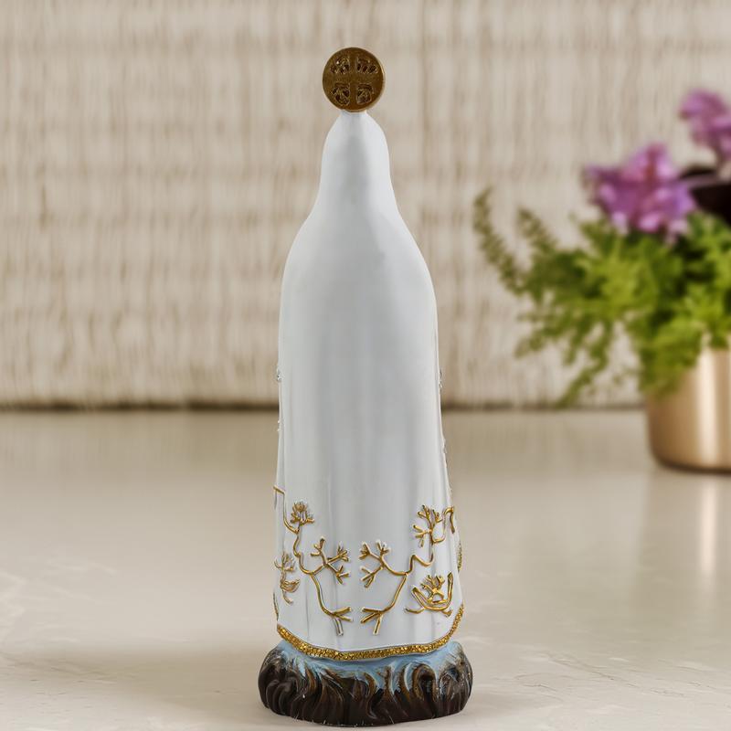 Mother Mary Statue Resin Sculpture Decor Small Holy Mother Statue For Church Home Tabletop Desk Shelf Display Collection