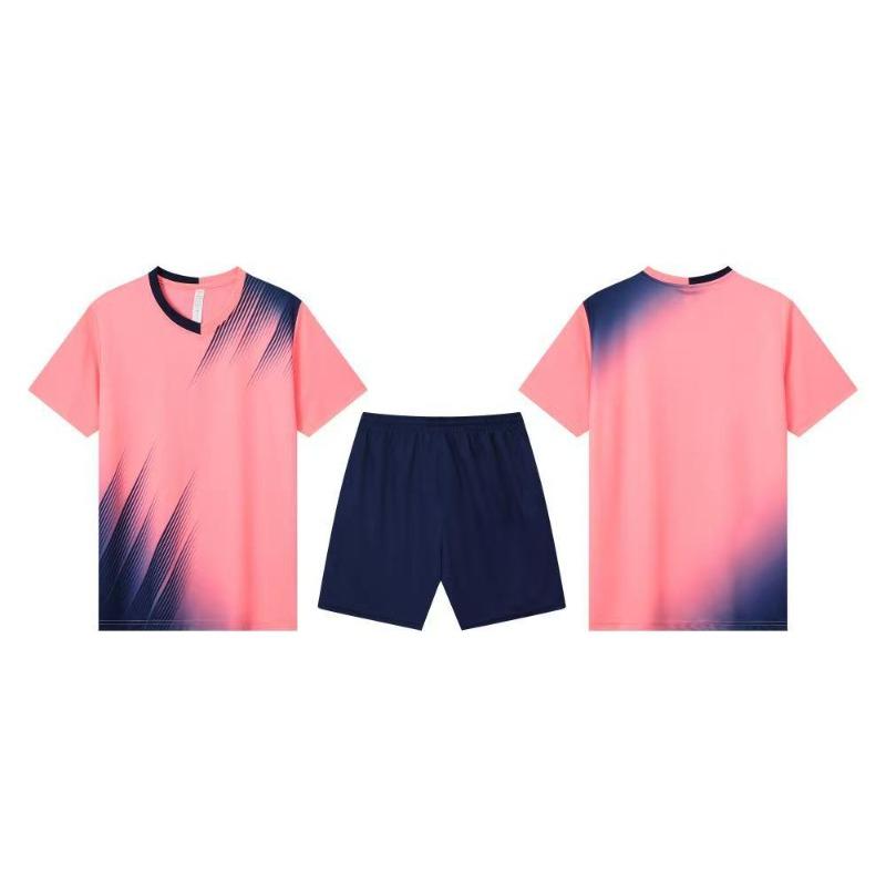 

Football suit Men s and women s children s short-sleeved sportswear Adult children s student training game team jersey 3XS