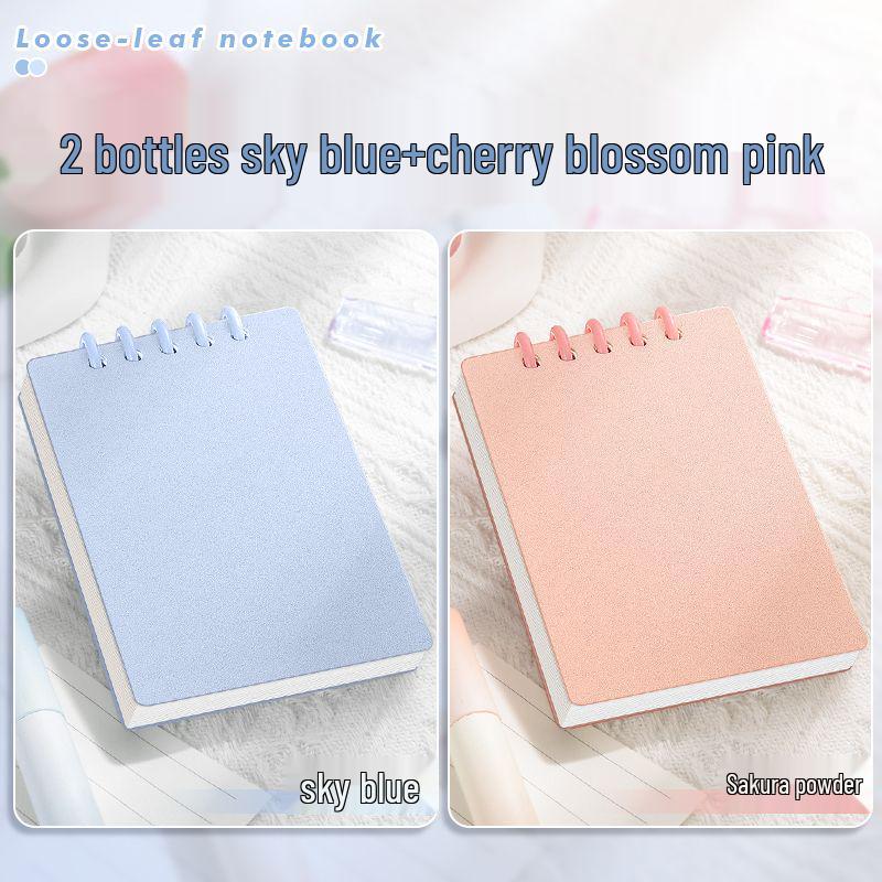 A7 Przezroczysty Minimalistyczny Notatnik Kieszonkowy na Słownictwo - Linia Pozioma, Przenośny i W Podróży