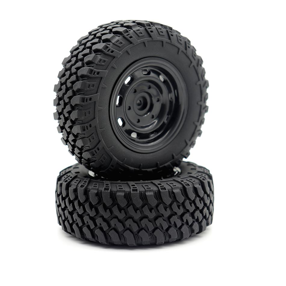 5mm Hex MN99S Rubber RC Wheels for MN98 MN82, WPL C24-1 B36 D12 C64 D74-1 Off Road Car Upgrade, High-Performance RC Tire