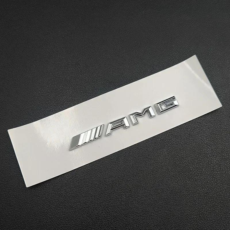 AMG W220 Voor Benz Nieuw 3D ABS Kleine Auto Console Sleutelhanger Sticker Logo AMG Embleem Badge Voor Mercedes Benz A B C E S GLA CLA GLC GLE AMG