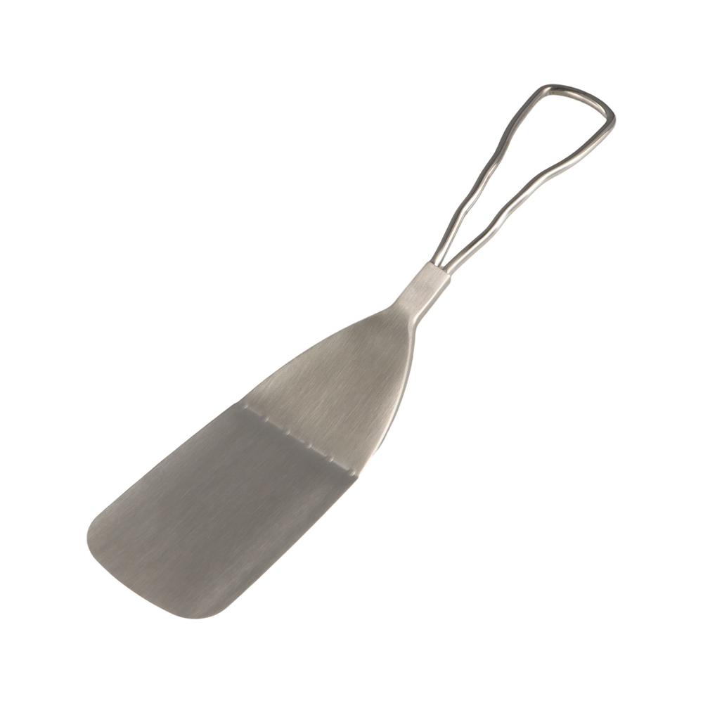 Rectangle Head Cake Spatula Silver Barbecue Shovel Pizza Turner Cooking Shovel Teppanyaki
