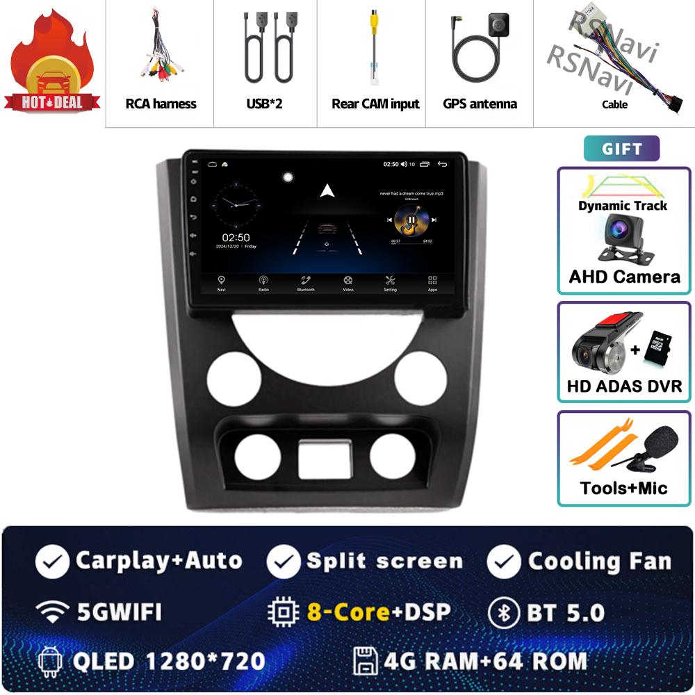 Android 14 Carplay Car Radio For SsangYong Rexton III 3 2012-2017 Multimedia Video Player Navigation GPS Stereo 2Din DVD WIFI+4G