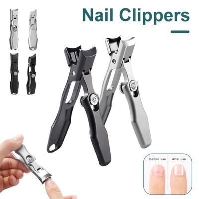Nagelknippers met Glasvijl Ultra Scherp Zware Teennagelknippers voor Senioren Duits Roestvrij Staal Nagelknippers voor Dikke Nagels