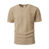 Men's Short Sleeve T-Shirt, Neck with Pocket, Summer Casual Top