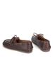 Women's Moccasins Casual Lace-Up Genuine Leather and Suede Loafers for Spring