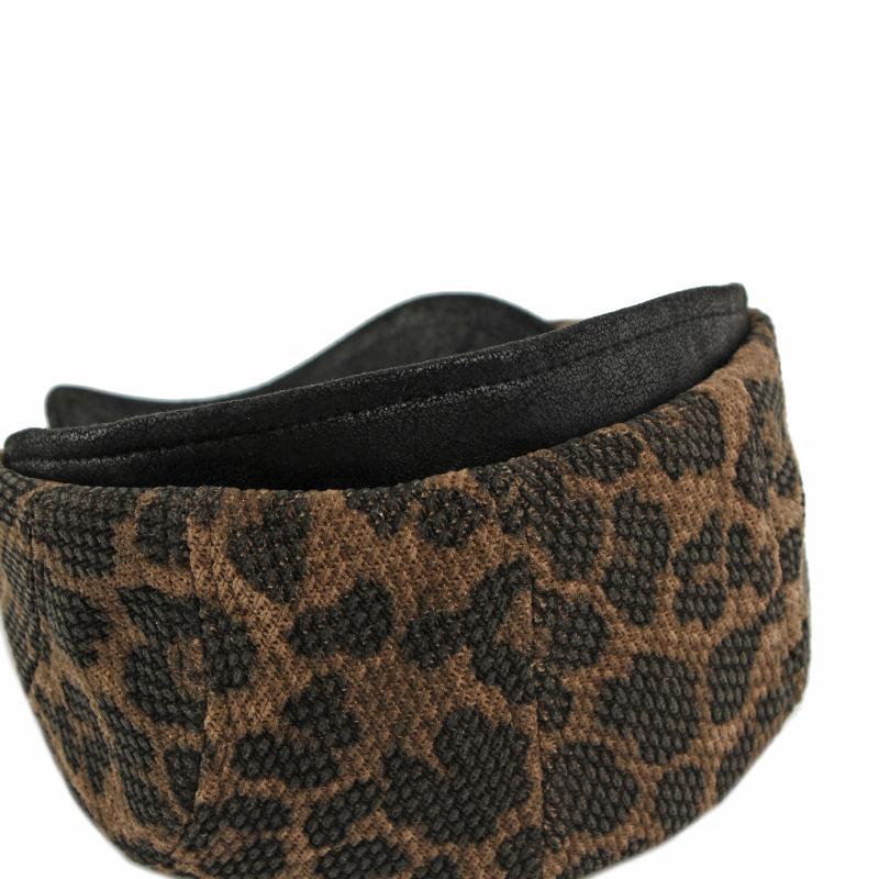 Autumn Leopard Hat Women's Beret British Vintage Forward Cap Peaked Cap