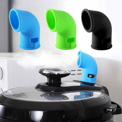 Silicone World Pressure Cooker Steam Diverter Release Valve Accessories 360 Rotating Kitchen Instant Pot Silicone Release Pipe