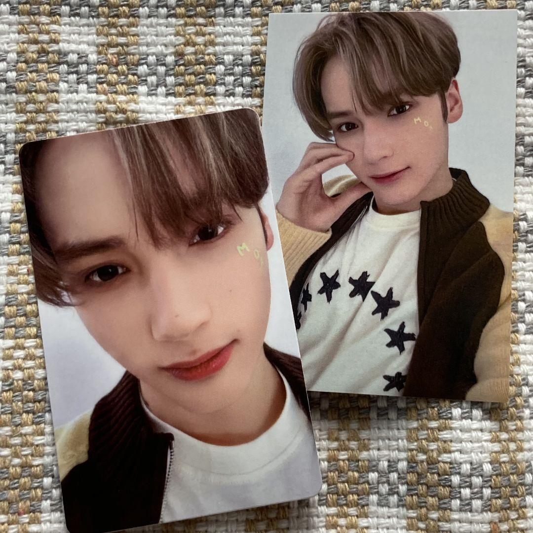 

[USED] TXT Hueningkai moazone FANLIVE FC Trading Cards (2 cards)