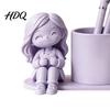 Cute Desk Organizer 3D Printed Pen Holder Creative Desktop for Pencils Gel