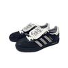 Adidas Originals HANDBALL SPEZIAL Silver Mist Slip Resistant Low top Skateboard Shoes Unisex Black JP5669(Team603-)