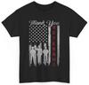 Veterans Day Thank You Veterans Proud Patriotic USA Flag T-shirt