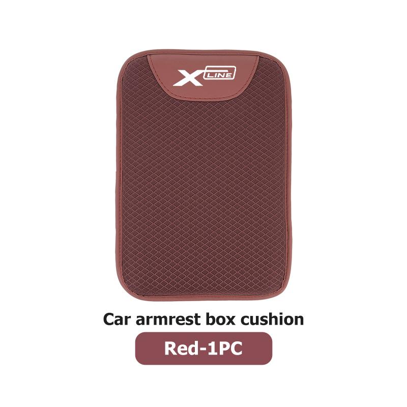 AABIW1 Car Center Console Box Ice Silk Protector Pad Armrest Pad Non-slip Mat For KIA Ceed Rio K5 K2 Optima Cerato Venga Sedona Forte