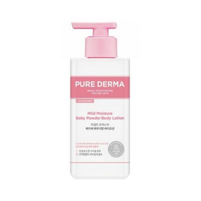 Pure Derma Milde Feuchtigkeits-Körperlotion, Babypuder-Duft, 400 ml