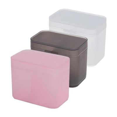 Cotton Pads Swab Nail Wipes Makeup Brushes Organizer Storage Box Holder Case