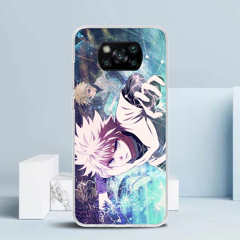 

Killua HunterX Phone Case For Xiaomi Poco F7 Ultra X5 X6 X7 Pro M7 Redmi 15C 15 13C 13 12C 12 10C 10 10A 9 9C 9A 9T Cover Poco X Redmi 10 5G