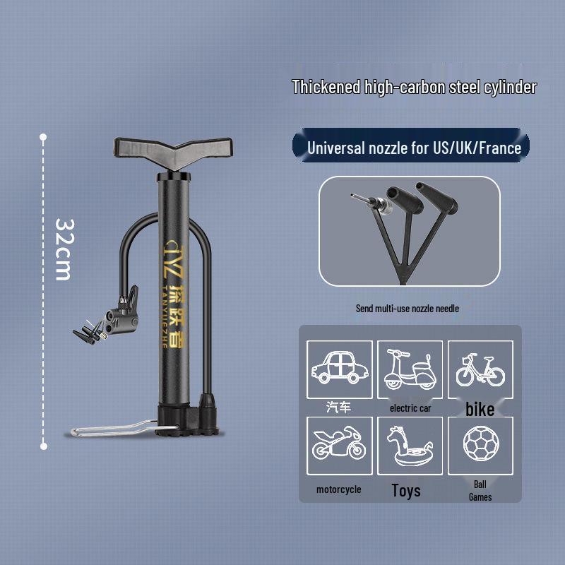 

Universal High-Pressure Air Pump for Bicycles, Cars, Electric Vehicles, and Basketballs