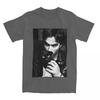 Ian Somerhalder Magliette da Uomo Damon Salvatore Vampiro Maglietta Unica Manica Corta Girocollo Magliette Abbigliamento Puro Cotone