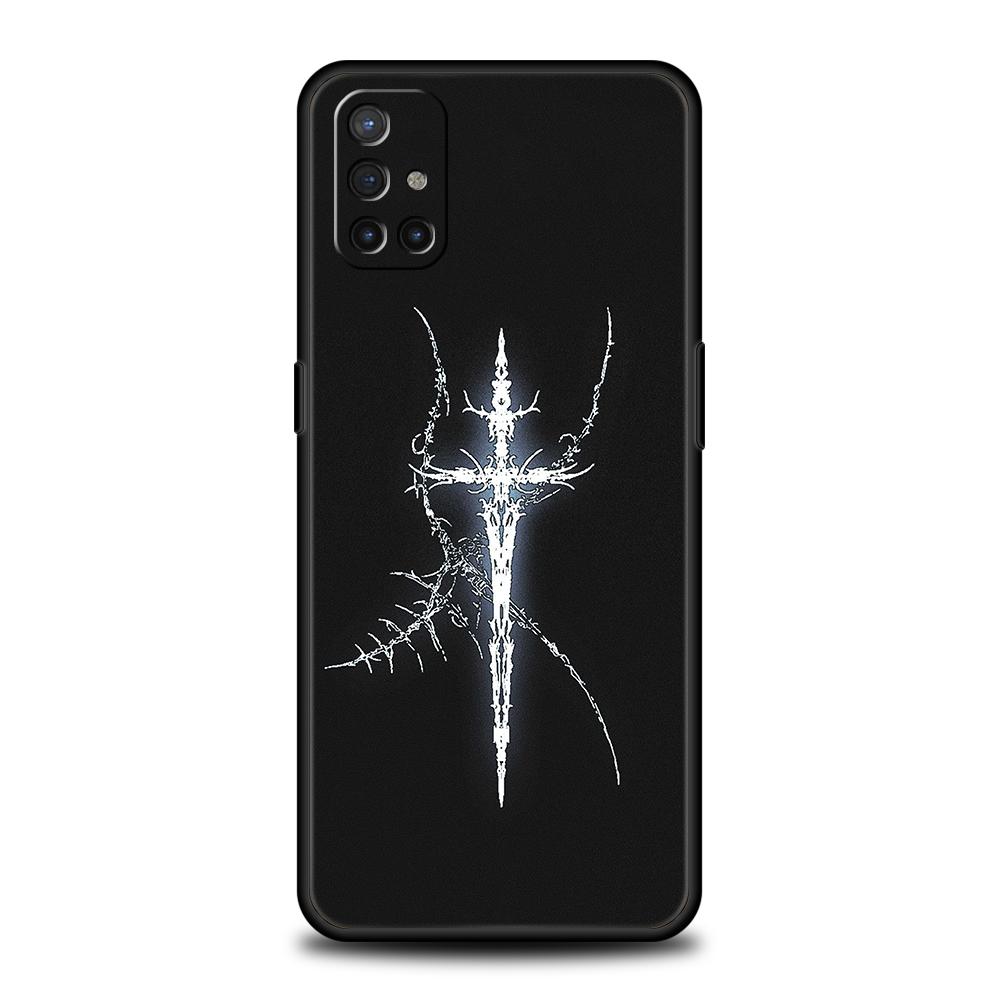 Phone Case For OnePlus 13 12 11 10 9 Pro 9T 13R 12R 10R 9R 9RT 10T 8T 8 Nord 2T CE 2 3 5G N200 N30 Cover Cyber Sigil Cross Line