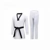 Kids Adult Unisex Taekwondo Uniform Long Sleeve Pants 4-Way Stretch Spandex Performance Training Gi