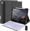 10.2" iPad A16 Protective Case with Bluetooth Keyboard and Magnetic Pen Slot, Backlit for Pro 11, 10th Gen.