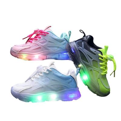 New Style Sports Shoes with Breathable Light-colored Mesh Upper, Suitable for Children, Boys' Shoes.