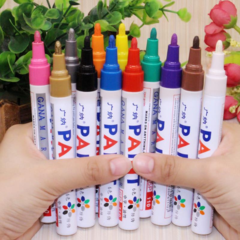 Car Fill Scratch Repair Paint Pen Care Car Styling Permanent Paint Markers Fix Tool DIY Oily Graffiti Pen Clear Remover for