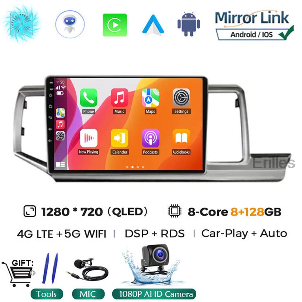 Android 14 Navigation NO 2DIN Carplay Auto Head Unit Screen For Honda Stepwgn 2009 - 2015 Radio Stereo Multimedia Car Player GPS