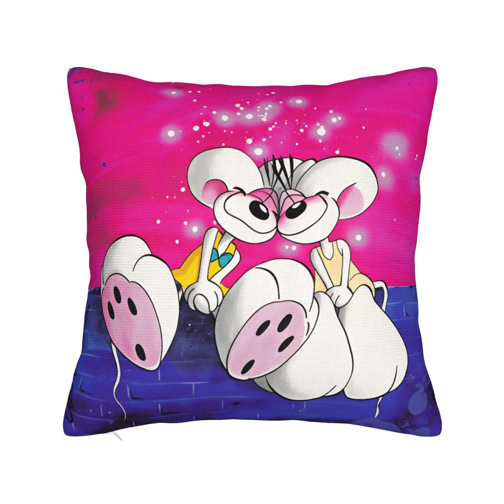 Comic Cartoons Diddl Pillow Case Soft Pillow Cover For Living Room Sofa Novelty Pillowcases