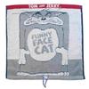 Marushin Carry Tom Jerry Funny Face Cat Antibacterial and Available In Two 4105000200 Towel/Hand Towel, & Design, Cotton, Deodorizing, Sizes,