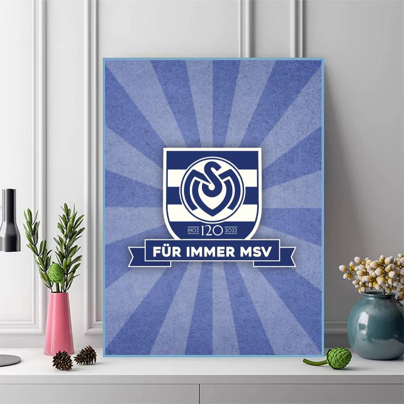 msv Duisburg 100% Round Full Drill 5D DIY Diamond Painting Embroidery Cross Stitch Rhinestone Décor toilet 3 piece set