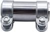SHLPDFM Stainless Steel Muffler Band, Inner Diameter 55mm, Exhaust Connection