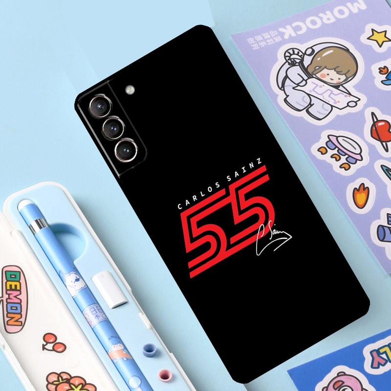 Carlos Sainz F1 Cover For Samsung Galaxy S23 S21 FE S20 FE S22 Plus Note 20 Ultra Note 10 S8 S9 S10 Plus Case