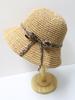 Summer UV Protection Holiday Beach Flower Design Straw Hat Women's Straw Crochet Bohemian Foldable Panama Sun Hat
