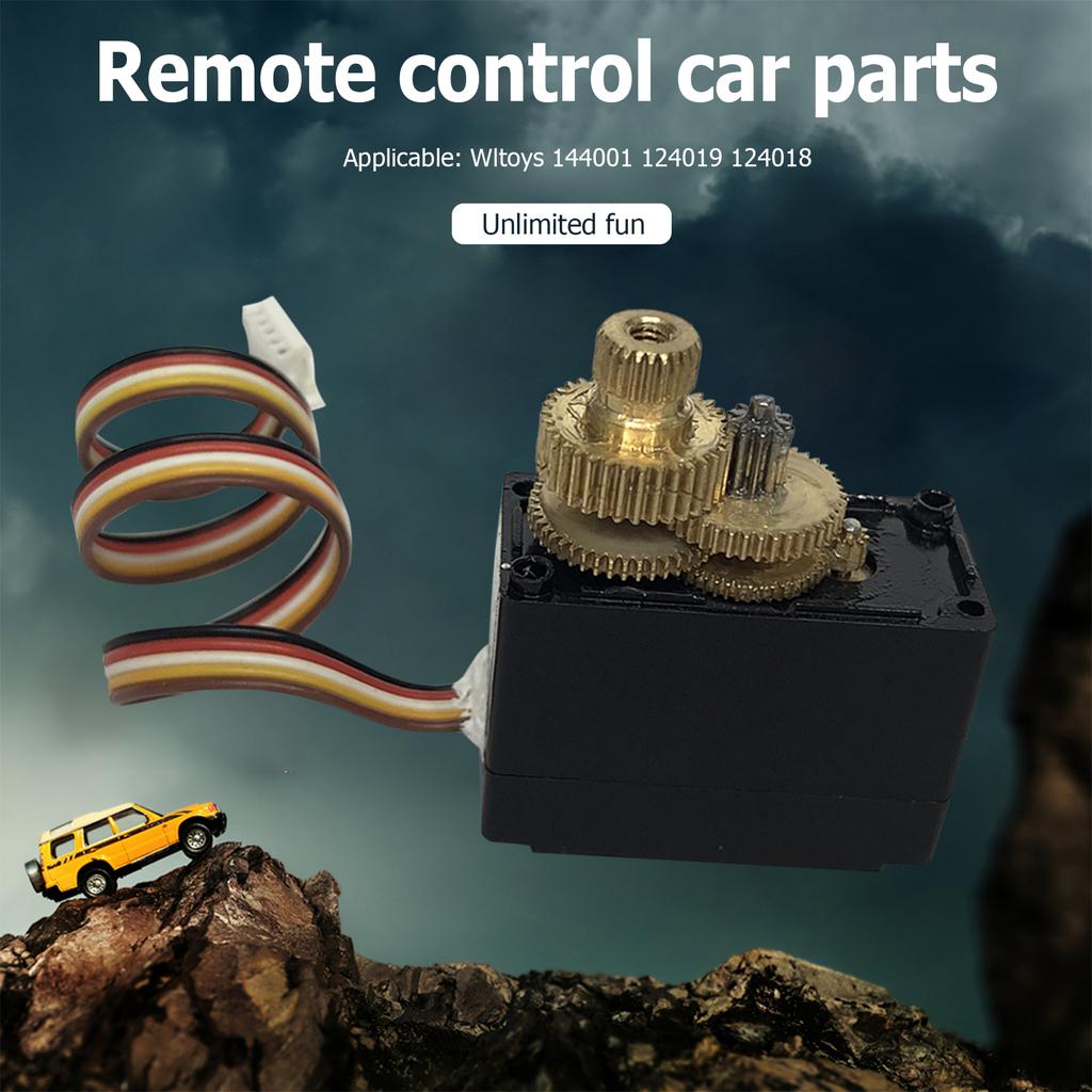 Metal Gear Digital Core Servo 5-wire RC Car Servo RC Car Upgrade Parts Digital Servo Metal Gear Torque Servo for Wltoys