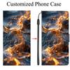 DIY Customized Leather Case For Samsung S26 Pro Phone Cover for Samsung Galaxy S24 S23 S25 Plus Ultra FE Personal Wallet Bumper