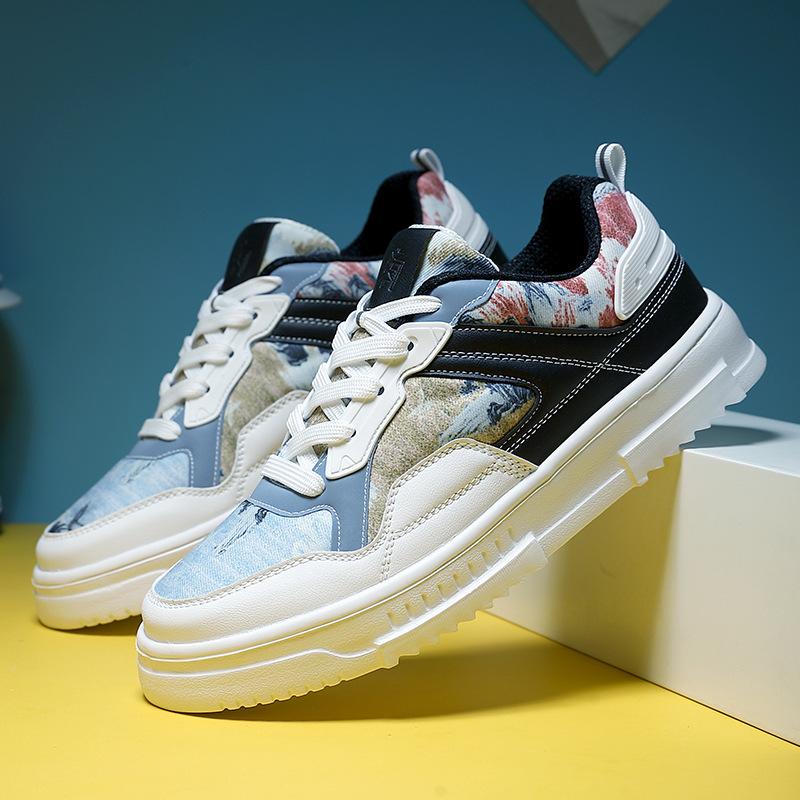 Spring new breathable canvas shoes platform sports board shoes trendy shoes