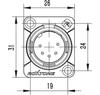 Gniazdo Tablicowe Panelowe Roxtone Xlr Rx5Md-Nt