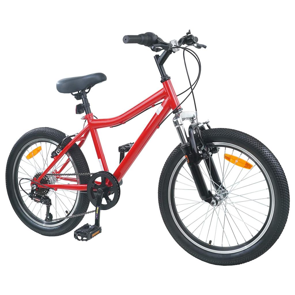 Kids  Bike 20 Inch 6 Speed for Ages 6 11 Red