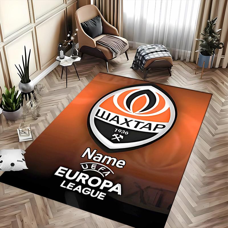 Custom Personalization FC Shakhtar Donetsk Area Rug - Perfect For Kitchen, Bathroom,Laundry Room Decor Large Size Available,Gift All Seasons