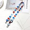 Oblique Span Mobile Phone Lanyard Adjustable Cartoon Silicone Change Bag Lanyard Card Sleeve Record Label Lanyard Lanyard