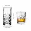 315ml/340ml Transparenter Langer Trinkbecher Kreatives Weinglas Latte Kaffeetasse Geschnitzte Glas Tasse Bar Elegante Saftgetränkebecher