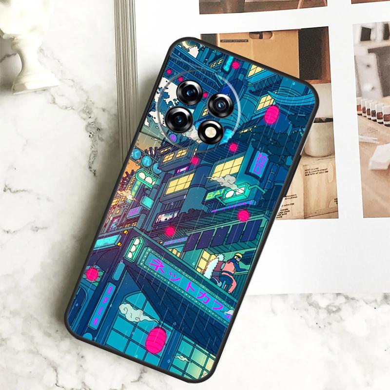 Art Pixel Aesthetic Case For OnePlus 12 12R 11 9 10 Pro 10R 9R 8T 10T Nord CE 2 3 Lite 2T N10 N20 N30 CE4 Cover