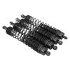 4PCS RC Front and Rear Shock Absorber Aluminium Alloy RC Shock Damper Set for LOSI 1 8 Black