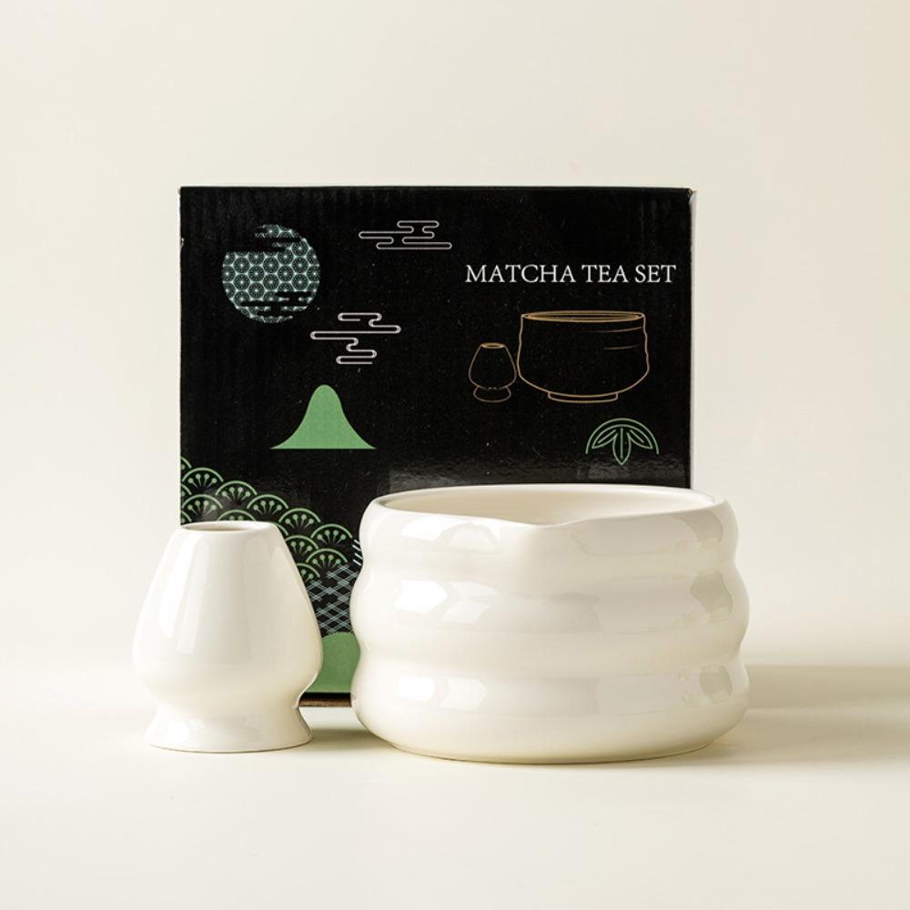 Tigela de Cerâmica para Matcha Lisa Ferramenta para Cerimônia do Chá Alta Qualidade Copo para Preparar Chá Verde Louça de Chá