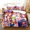 Anime Kawaii Girls The Quintessential Quintuplets Bedding Set Cartoon Anime Three-piece Set Adult Kid Bedroom Duvet Cover Sets