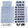 Car Trunk Letters Logo Emblem Badge Decals Sticker For Mercedes Benz G Class G55 G63 G65 G350 G500 G550 W461 W463 W464 G700 V8