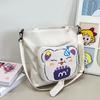 Large capacity women's bag tote bag new shoulder bag cartoon sweet messenger bag tutoring bag