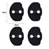 For TESLA Model 3 2017-2024 Car Door Shock Absorber Door Lock Protector Silicone Auto Door Lock Latches Cover Accessories