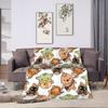 Grogu W-Warss Baby Yodas Blanket  Soft Warm Print Plush Throw Blanket For Bedroom Picnic Flannel Bedspread Bed Cover
